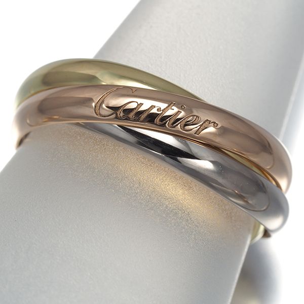 Cartier Ring Sm 54 K18Yg/Wg/Pg #195375