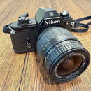 Slr Camera (Film) Nikon Em Sigma 28-80Mm