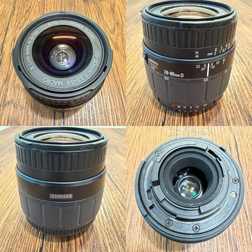 Slr Camera (Film) Nikon Em Sigma 28-80Mm