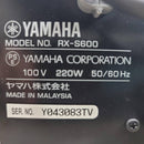 Yamaha Av Amplifier 5.1Ch Rx-S600B