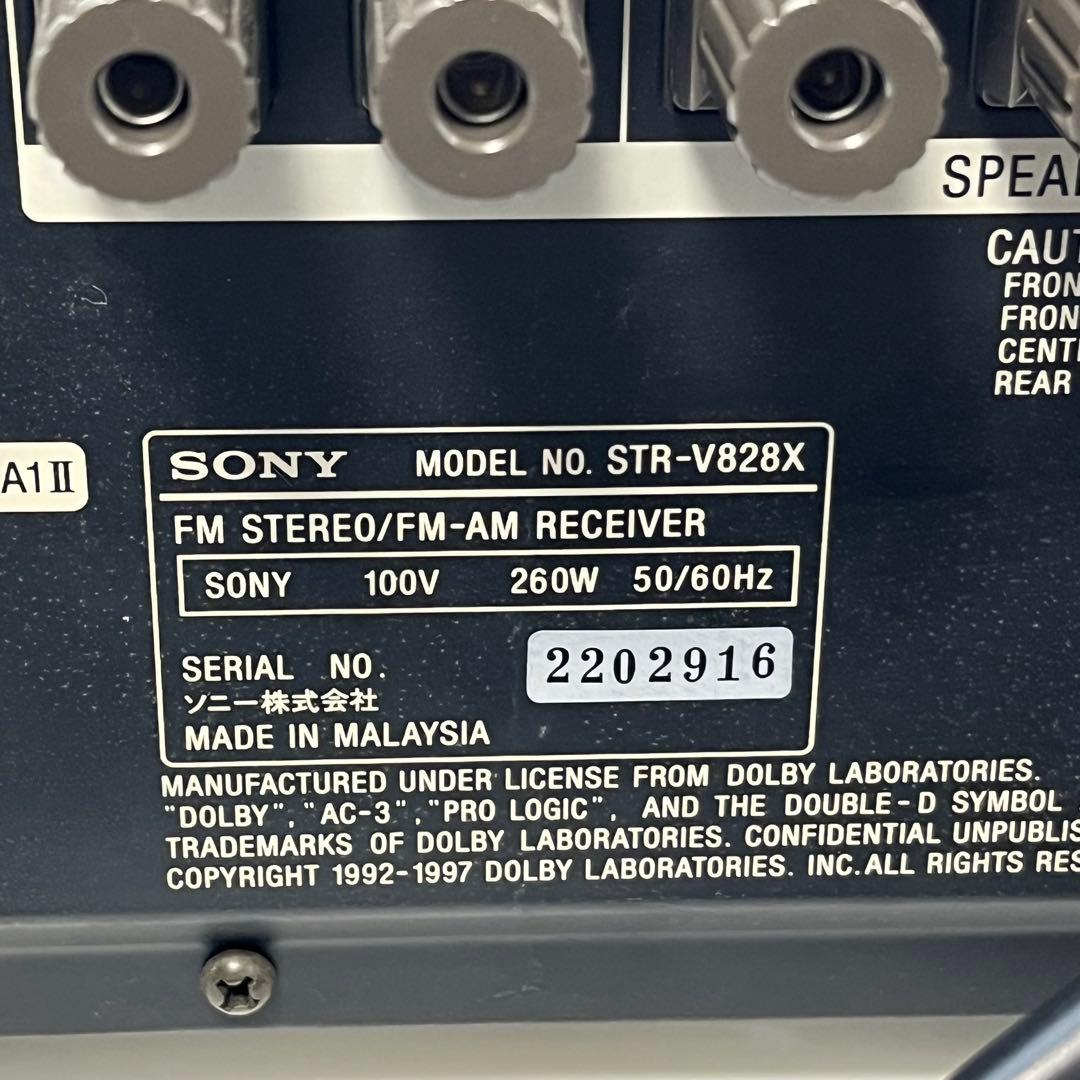 Sony Av Amplifiers Str-V828X
