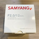 Samyang Lens (Single Focus) F2.0 X Fujifilm