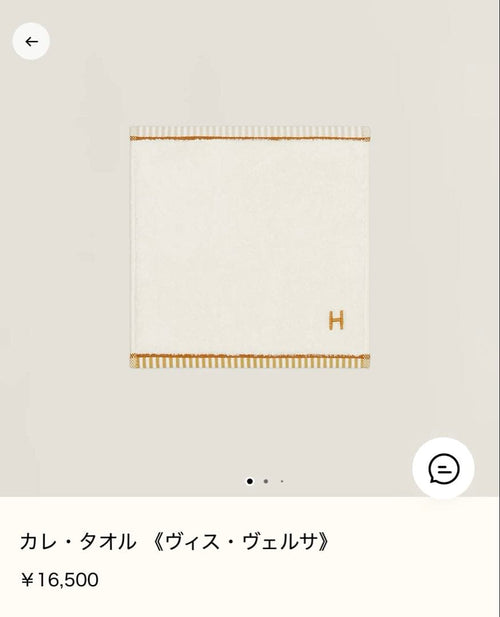 Hermes Towel Handkerchiefs
