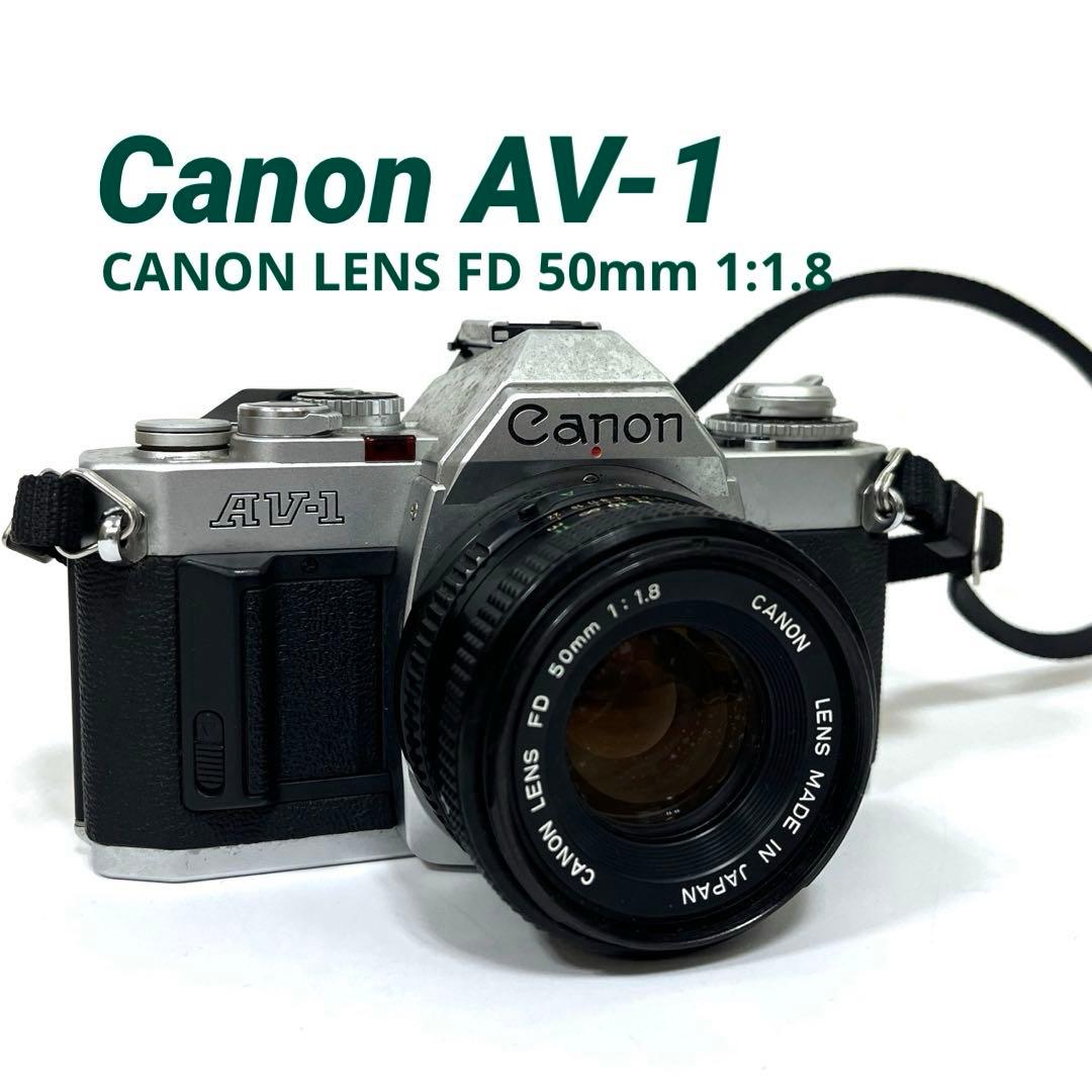 Canon Slr Camera (Film) Set Av-1>Canon Lens Fd