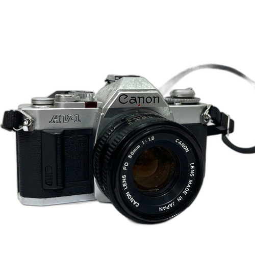 Canon Slr Camera (Film) Set Av-1>Canon Lens Fd