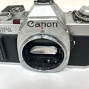 Canon Slr Camera (Film) Set Av-1>Canon Lens Fd