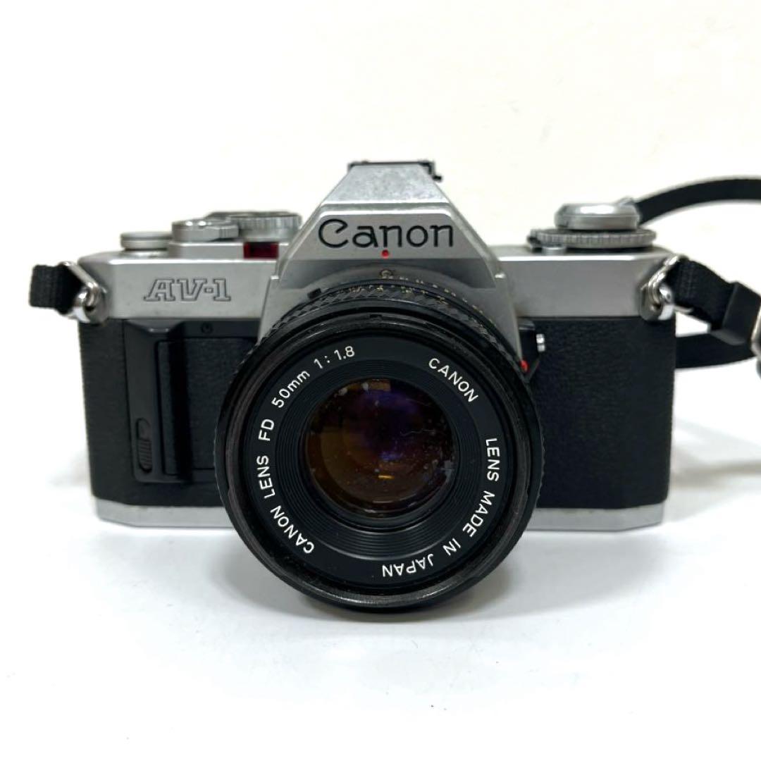 Canon Slr Camera (Film) Set Av-1>Canon Lens Fd
