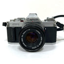 Canon Slr Camera (Film) Set Av-1>Canon Lens Fd