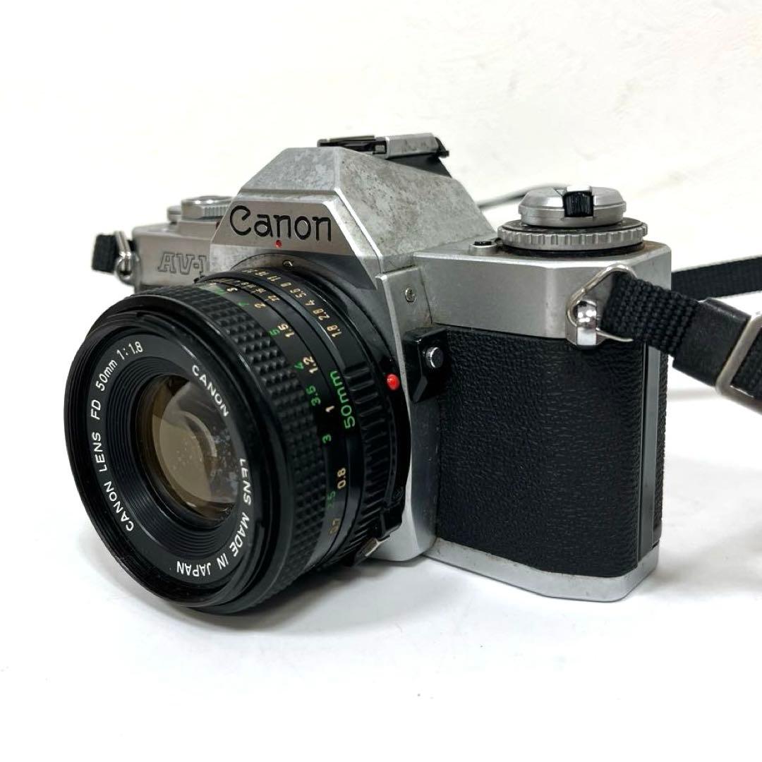 Canon Slr Camera (Film) Set Av-1>Canon Lens Fd