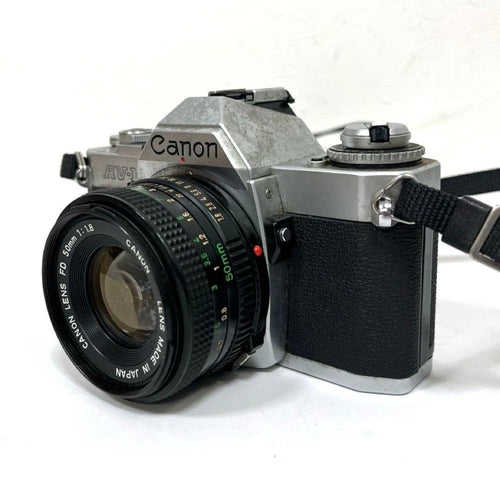 Canon Slr Camera (Film) Set Av-1>Canon Lens Fd