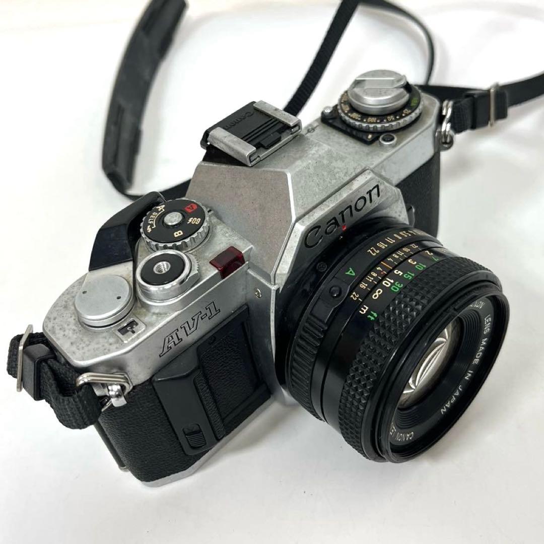 Canon Slr Camera (Film) Set Av-1>Canon Lens Fd
