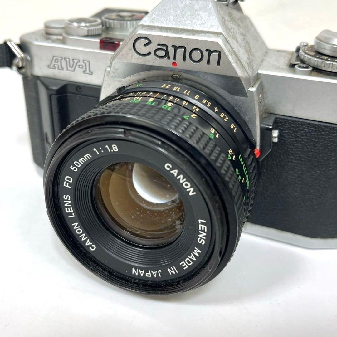 Canon Slr Camera (Film) Set Av-1>Canon Lens Fd