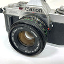 Canon Slr Camera (Film) Set Av-1>Canon Lens Fd