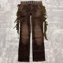 Undercover Casual Pants Aw04 Fringed Velvet