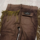 Undercover Casual Pants Aw04 Fringed Velvet