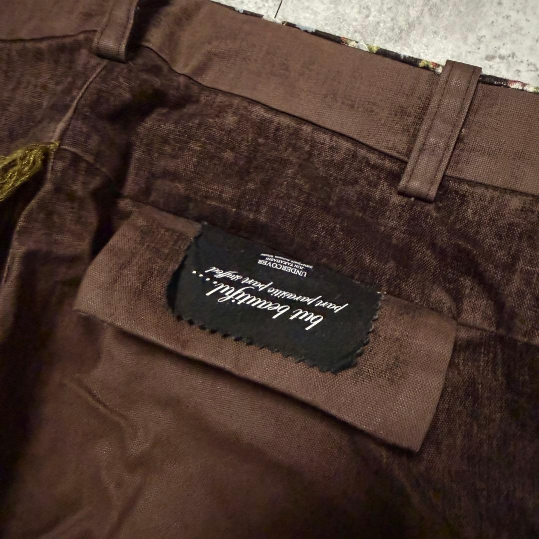 Undercover Casual Pants Aw04 Fringed Velvet