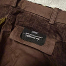 Undercover Casual Pants Aw04 Fringed Velvet