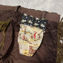 Undercover Casual Pants Aw04 Fringed Velvet