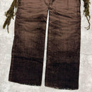 Undercover Casual Pants Aw04 Fringed Velvet