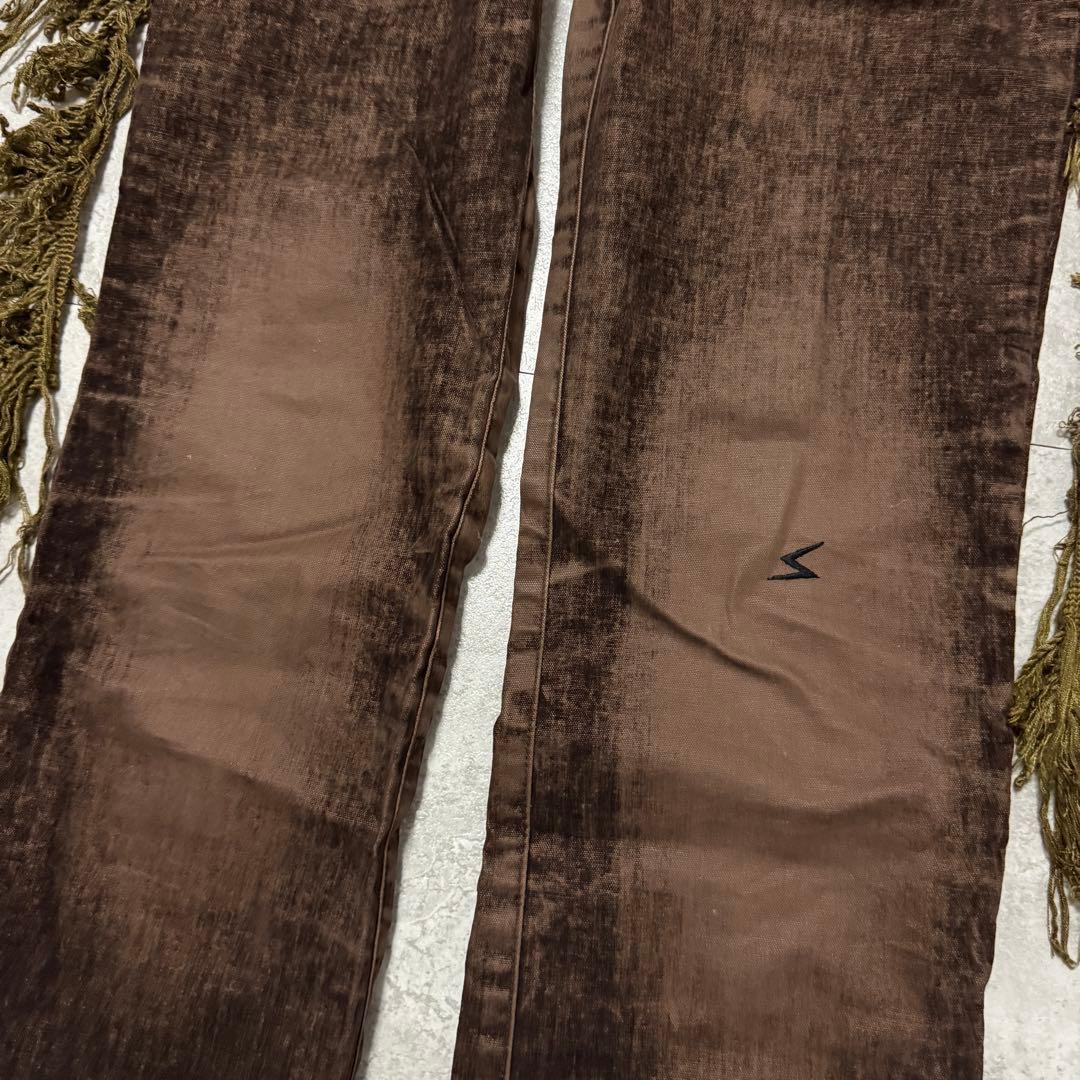 Undercover Casual Pants Aw04 Fringed Velvet