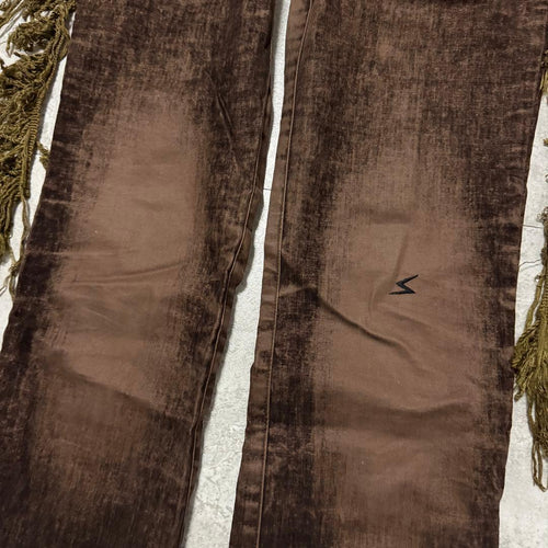 Undercover Casual Pants Aw04 Fringed Velvet