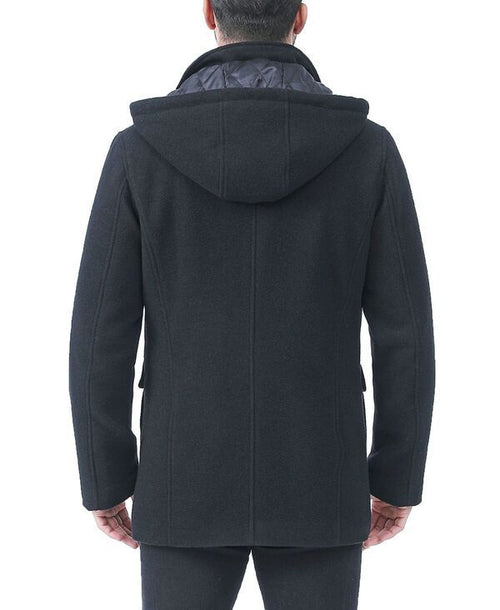 Jumper Blouson Bgsd Big Tall Kenneth Wool Blend Car Coat With Biblack
