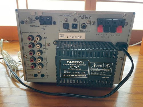 Mini -Component Onkyo Fr-V77 Cd/Md
