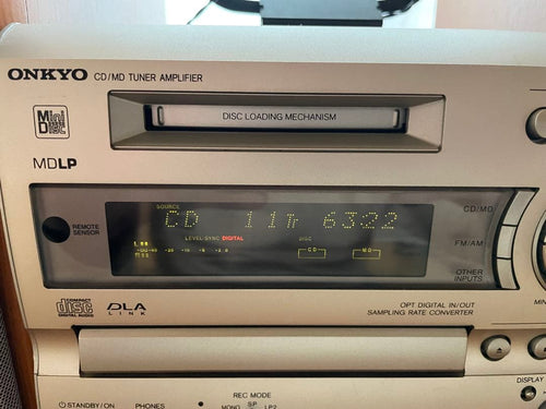 Mini -Component Onkyo Fr-V77 Cd/Md