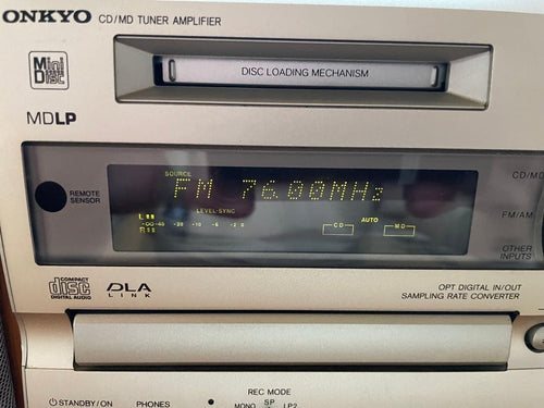 Mini -Component Onkyo Fr-V77 Cd/Md