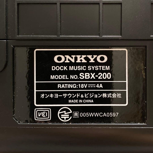 Onkyo Wireless Speakers Bluetooth Sbx-200 1167