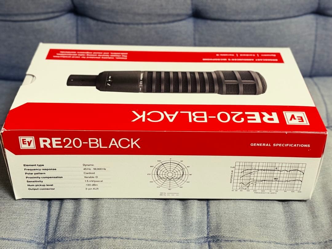 Dynamic Microphone Electro-Voice Re20-Black Black