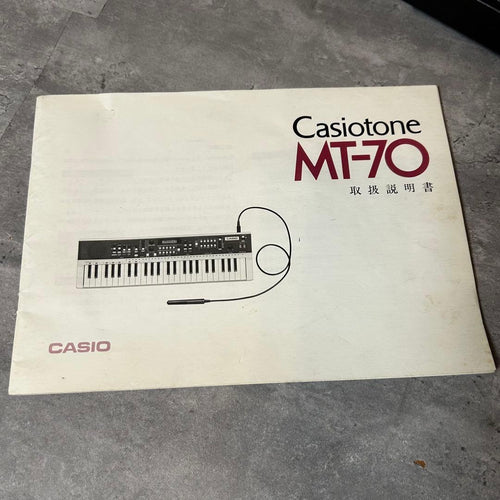 Casio Analog Synthesizers Mt-70 Casiotone