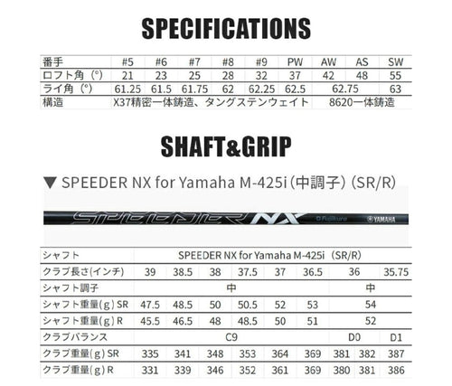 Yamaha Iron Sets 25 S 4