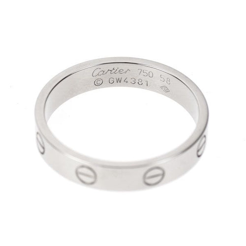 Cartier Ring K18Wg 58