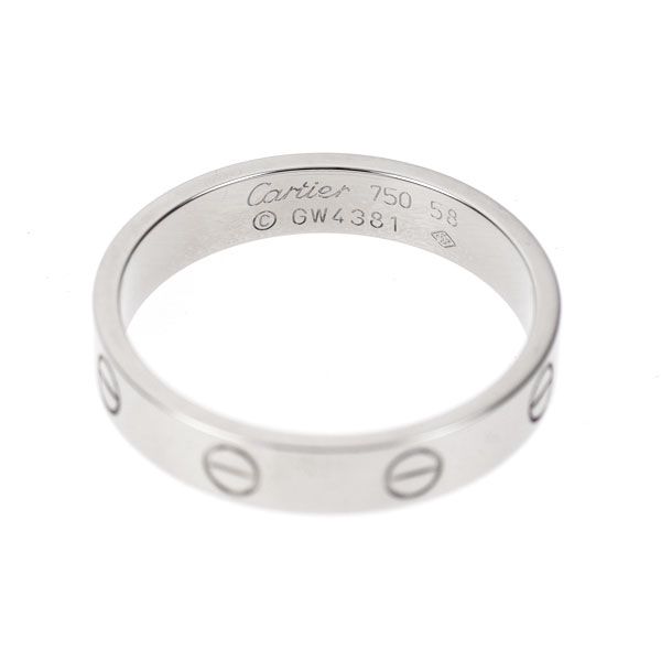Cartier Ring K18Wg 58