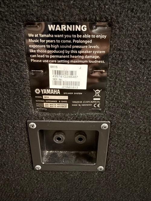 Yamaha Main Stage Speakers Br15 Pa 1