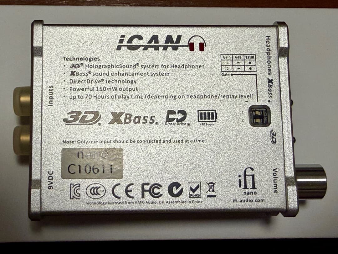 Ifi Audio Portable Amplifier Dac Ifi-Audio Nano Ican