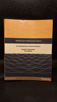 Science Engineering An Introduction To Thermal Physics