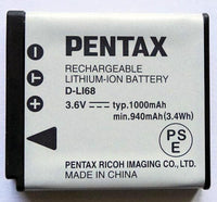 Pentax Digital Camera Batteries D-Li68
