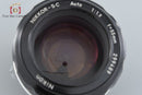 Nikon Lens (Single Focus) Nikkor-S.C Auto F/1.2 Ai