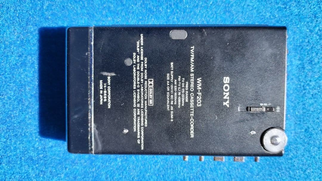 Lecteurs de cassettes Sony Wm-F203