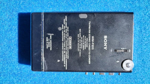 Lecteurs de cassettes Sony Wm-F203