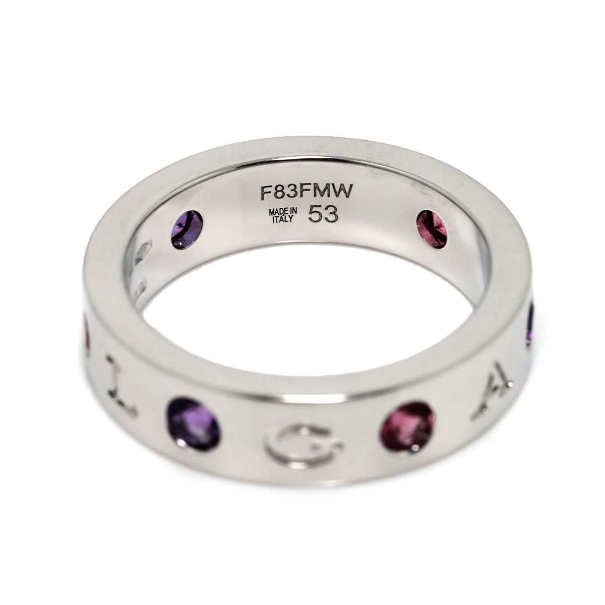 Bvlgari Ring #53 K18 Wg 750 90321591