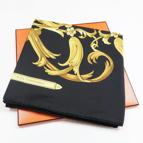 Hermes Bandana Scarf 90 Le Mors A La Conetable 100 Uc68