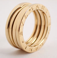 Bvlgari Ring B.Zero1 3 #53(11.5 K18Yg 9.5G