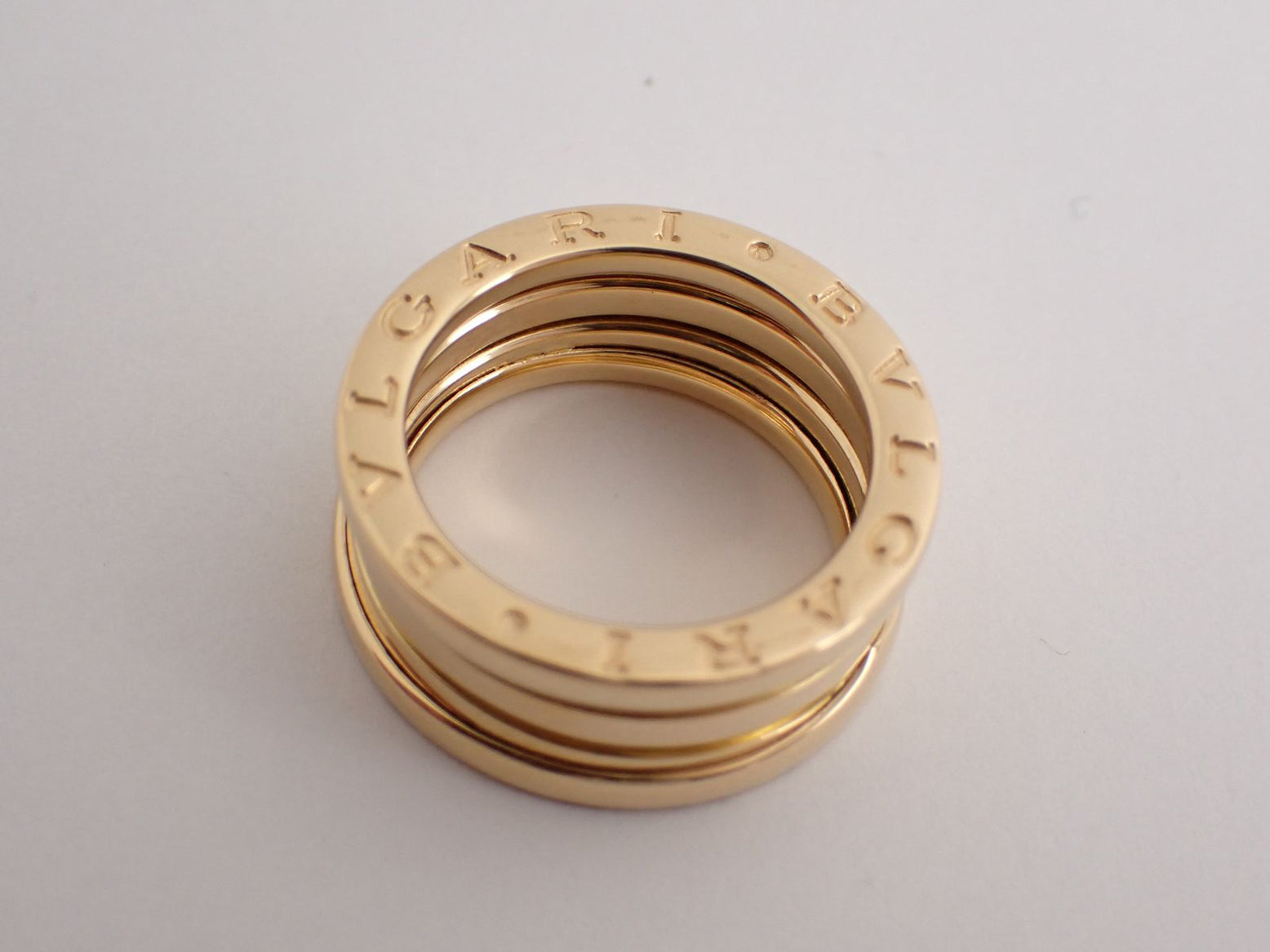 Bvlgari Ring B.Zero1 3 #53(11.5 K18Yg 9.5G