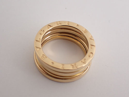 Bvlgari Ring B.Zero1 3 #53(11.5 K18Yg 9.5G