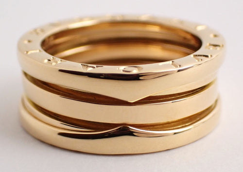 Bvlgari Ring B.Zero1 3 #53(11.5 K18Yg 9.5G