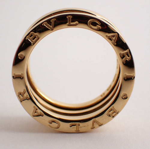 Bvlgari Ring B.Zero1 3 #53(11.5 K18Yg 9.5G