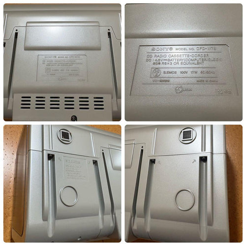 Sony Cd, Md Cassette Decks Cfd-W78 W